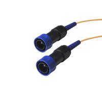 pxf4055aac Bulgin LC to LC Simplex Single Mode OS1 Fibre Optic Cable, 9.5/125μm, Yellow, 25m