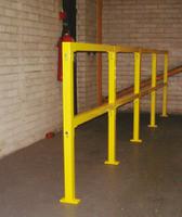 134-241 RS PRO Yellow Steel Safety Railing