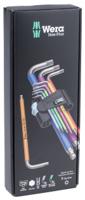 05022669001 Wera 9 piece L Shape Metric Hex Key Set, 1 x 1.5x90 mm, 1 x 2.0x101 mm, 1 x 2.5x112 mm, 1 x 3.0x123 mm, 1 x 4.0x137 mm,