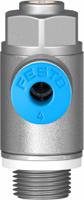 grlz-18-qs-4-d Festo GRLZ Series Tube Flow Regulator, 4mm Tube Inlet Port x G 1/8 Outlet Port, 193157