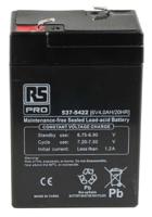 537-5422 RS PRO 6V T1 Sealed Lead Acid Battery, 4Ah