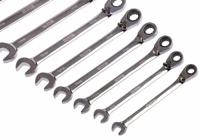 487-280 RS PRO 12-Piece Spanner Set, 8 → 19 mm, 8 → 19 mm, Chrome Vanadium Steel