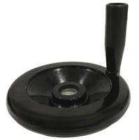 161-2043 RS PRO Black Phenoplast Hand Wheel, 120mm diameter