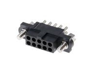 m80-4601042 HARWIN Datamate J-Tek Series Straight Panel Mount PCB Socket, 10-Contact, 2-Row, 2mm Pitch, Crimp Termination