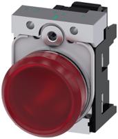 3su1156-6aa20-3aa0 Siemens, SIRIUS ACT 3SU11, Panel Mount Red LED Indicator, 22mm Cutout, Round, 230V ac