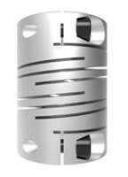 707192828 Huco Beam Coupling, 19mm Outside Diameter, 8mm Bore, 26.5mm Length Coupler