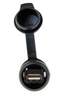 1018840000 Weidmuller Straight, Panel Mount, Socket- Single Port Type A 2.0 IP65 USB Connector