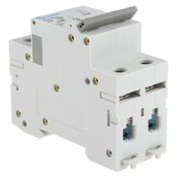 euc2p2c Europa EUC2P EUC MCB, 2P, 2A Curve C, 230V AC, 10 kA Breaking Capacity