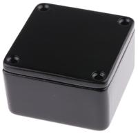 rtm500111-blk CAMDENBOSS 5000 Series Black Die Cast Aluminium Enclosure, IP54, Black Lid, 50 x 50 x 31mm