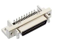 n10240-52b2pc 3M MDR 102 40 Way Right Angle Through Hole D-sub Connector Socket, 1.27mm Pitch, with Shroud & Latch Hook