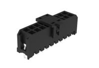 g88mp181020creu Amphenol Communications Solutions G88MP181020 Series Vertical Board Mount PCB Socket, 18-Contact, 2-Row, 3mm Pitch,