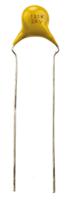 f121k25s3np63k7r Vishay Single Layer Ceramic Capacitor (SLCC) 120pF 2kV dc ±10% S3N Dielectric, F, Through Hole +125°C Max Op. Temp.