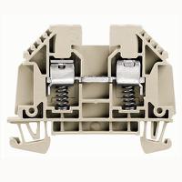 9537460000 Weidmuller W Series Brown Feed Through Terminal Block, 0.5 → 10mm², Single-Level, Screw Termination, ATEX, IECEx