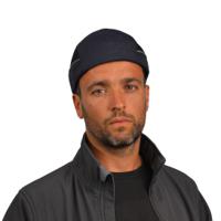 allc02v00 SURFLEX Navy Blue Bump Cap, ABS Protective Material