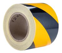 219-7881 RS PRO Black/Yellow Reflective Tape 100mm x 25m