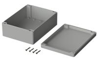 02223094 Bopla Euromas Series Light Grey Polycarbonate V0 Enclosure, IP65, IK07, Light Grey Lid, 200 x 150 x 75mm