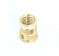 204-0617 RS PRO, M4 Brass Threaded Insert, 6.3mm diameter 5.6mm Depth 8.2mm