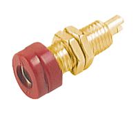 930175701 Hirschmann Test & Measurement Red Female Banana Socket, 4 mm Connector, M6 Thread, Solder Termination, 16A, 30 V ac,