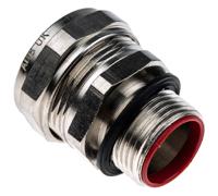 7tca296030r0163-spl20m20m Adaptaflex Straight Male, Conduit Fitting, 20mm Nominal Size, M20, Brass, Silver IP66, IP67, IP68, IP69K rating