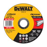 dt43911-qz DeWALT DT43 Aluminium Oxide Cutting Disc, 125mm x 3mm Thick, 1 in pack