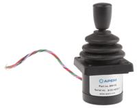 8be1re6549 APEM 2-Axis Joystick Switch Conical, Progressive, IP65 125V ac