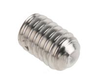 187-0715 Plain Stainless Steel Hex Socket Set M4 x 6mm Grub Screw