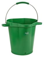 56922 20L Plastic Green Bucket With Handle