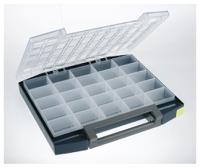 134873 Raaco 25 Cell Blue PC, PP Compartment Box, 55mm x 421mm x 361mm