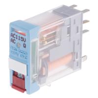 c12a21x115a Releco PCB Mount Power Relay, 115V ac Coil, 5A Switching Current, DPDT