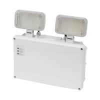 4l56001 4lite UK LED Emergency Lighting, Twin Spot, 3.5 W, Non Maintained