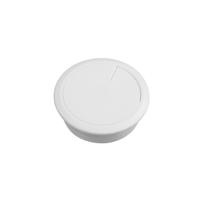 ins61214 Schneider Electric Unica system+ White Plastic 60mm Cable Grommet INS61214