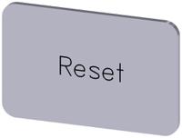 3su1900-0ad81-0du0 Siemens Labeling plate, Reset