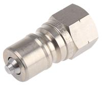 sh3-63-bspp Parker Stainless Steel Male Hydraulic Quick Connect Coupling, G 3/8 Female