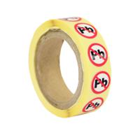 218-617 RS PRO Black, Red, White Paper Safety Labels, Pb Lead Free Label-Text