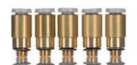 kq2s04-m5a SMC KQ2 Series Straight Threaded Adaptor, M5 Male to Push In 4 mm, Threaded-to-Tube Connection Style