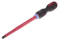 be-8840s Bahco Pozidriv  Screwdriver, PZ4 Tip, 200 mm Blade, VDE/1000V, 365 mm Overall
