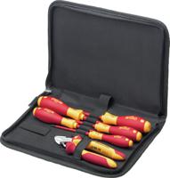 33969 Wiha 7 Piece Electrician Tool Kit Tool Kit with Pouch, Yes