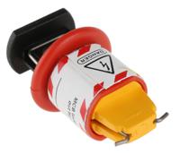 862-5231 RS PRO Black, Red, Yellow 1-Lock ABS, Nylon, Steel Conventional Miniature Circuit Breaker Lockout, 7.25mm Shackle