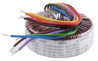 671-9097 RS PRO 115 V ac, 230 V ac, 2 x 9V ac Toroidal Transformer, 50VA 2 Output