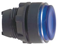 zb5aa68 Schneider Electric Harmony XB5 Series Blue Illuminated Spring Return Push Button Head, 22mm Cutout, IP66, IP67, IP69K