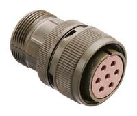 nms3106b18-1s JAE, Copper Alloy 10 Way Cable Mount MIL Spec Circular Connector PlugBlack, Socket Contacts,Shell Size 18