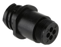 206153-1 TE Connectivity Circular Connector, 4 Contacts, Cable, Standard Connector, Socket, Male, CPC Series