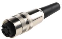 kv71 Lumberg, KV 7 Pole M16 Din Socket, DIN EN 60529, 5A, 60 V ac IP40, Screw On, Female, Cable Mount