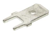 726386-2 TE Connectivity FASTON .250 Uninsulated Male Spade Connector, PCB Tab, 6.35 x 0.81mm Tab Size