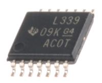 lm339pw LM339PW Texas Instruments, Quad Comparator, Open Collector O/P, 1.3μs 3 → 28 V 14-Pin TSSOP