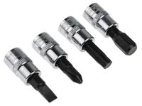 833-5935 RS PRO 52-Piece Metric 1/4 in Deep Socket/Standard Socket/Allen Key/Bit Set with Ratchet