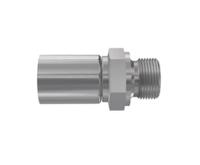 1d948-12-10 Parker Crimped Hose Fitting 5/8 in Hose to BSPP 3/4-14 Male, 1D948-12-10