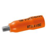 rt4avse Facom 1/4 in Drive 4mm Insulated Standard Socket, VDE/1000V, 37 mm Overall Length