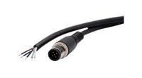 rnd-205-01214 RND Male 5 way M12 to Free Cable End Connector Cable, 2 m