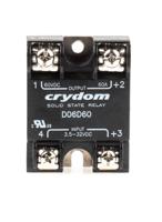 d06d60 Sensata Crydom Solid State Relay, 60 A Load, Surface Mount, 60 V dc Load, 32 V Control